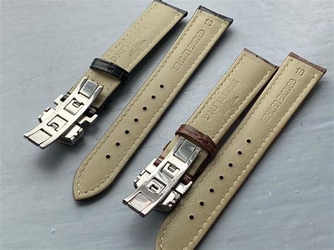 lederen horlogeband breitling|Breitling leather straps.